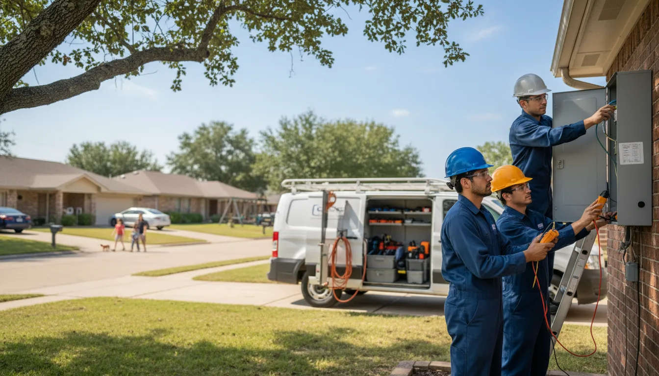 Certified electrician providing emergency electrical services in Dedham, MA